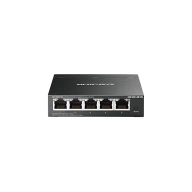TP-Link Mercusys MS105GS-M2 Switch Ethernet 2.5 Gigabit 5 Porte, Cablaggio Hassle-Free, Plug & Play, Funzione Silenziosa, Ideale per Casa, Ufficio, Gaming, Access Point WiFi 6, Montaggio Desktop
