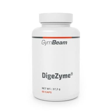 GymBeam DigeZyme® Enzimi Digestivi Completi - Complesso Multienzimatico con Amilasi, Proteasi, Lattasi, Lipasi e Cellulasi - Digestivi in Capsule per una Sana Digestione