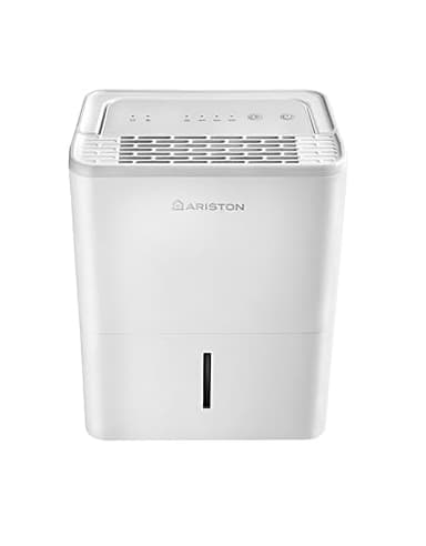 Ariston DEOS 10 - Deumidificatore Casa Muffa Portatile 10L/24h Adatto Fino 30-35㎡, Piccolo Assorbi Umidità, Deumidificatore Bagno Ambienti Casalinghi ‎36x25,3x44 Consumo 250w con Controllo Elettronico