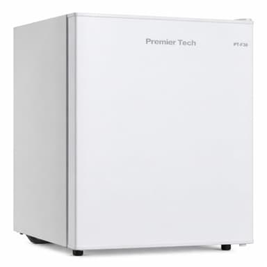 PremierTech Mini Frigo, 36 Litri, Frigorifero Hotel, Ufficio, Casa, Classe Energetica E, Libera Installazione, Compatto, Termostato Regolabile, Porta Reversibile, Bianco, PT-F36