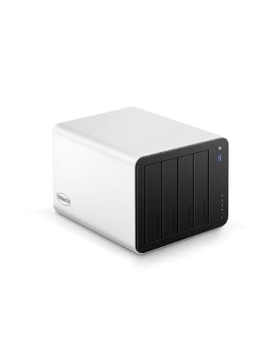 TERRAMASTER F4-425 Plus NAS Storage - 4Bay Intel N150 Quad-Core CPU, 16GB RAM DDR5, 5GbE LAN x 2, M.2 Slot x 3, Network Attached Storage per Lavoro di Gruppo, Server Multimediale (Diskless)