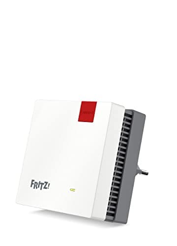 FRITZ!Repeater 1200 AX Edition International, Ripetitore - Wi-Fi 6 extender Dual Band con 2.400 Mbit/s (5 GHz) & 600 Mbit/s (2,4 GHz), Mesh, Access Point, 1x Gigabit LAN, Interfaccia in italiano