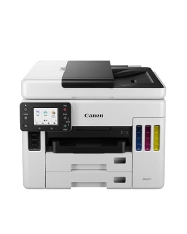 Canon Stampante WiFi per Casa e Ufficio MAXIFY GX7050 - Stampante Multifunzione MegaTank con Scanner, Fax e Fotocopiatrice per Casa | Connettività WiFi, Ethernet e USB