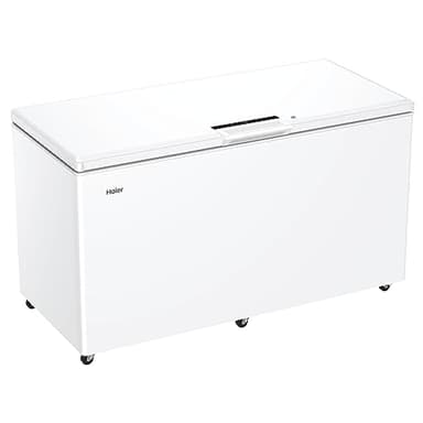 Haier Serie 7 Congelatore a Pozzetto, 508 Litri, Funzione Fast Freeze, Trattamento Antibatterico, Temperatura Regolabile, Luce LED, Classe E, 154,5 x 75 x 89 cm, Bianco - HCE520E