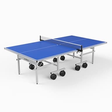 JOOLA Tavolo da ping pong professionale per esterni, J500X, 12 mm, resistente alle intemperie, pieghevole, blu, 274 x 152,5 x 76 cm