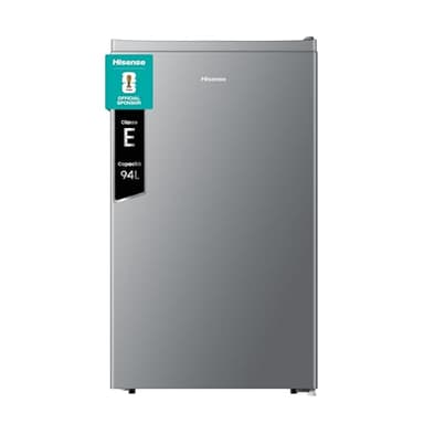 Hisense MUR48092SE Frigorifero Monoporta, Classe Efficienza Energetica E, Silver, 94 Litri, Zona Freezer 0 star