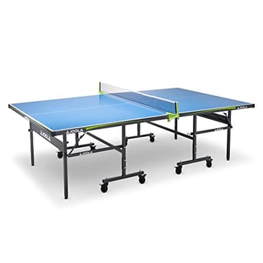 JOOLA Rally Outdoor Tavolo da Ping Pong Professionale, Superficie Composita in Alluminio 6 mm, Resistente alle Intemperie, Pieghevole, Blu, 274 x 152,5 x 76 cm