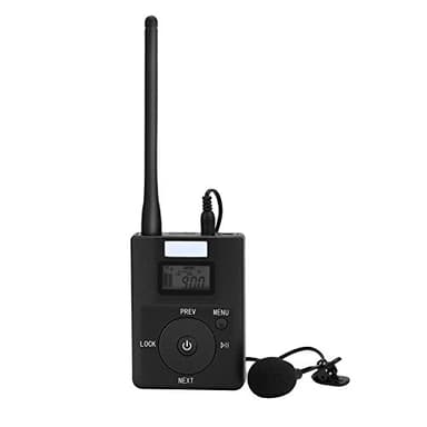 Trasmettitore audio, Trasmettitore Audio Wireless Stereo Adattatore di Radio-Trasmissione Portatile Radio FM Bassa Potenza con Antenna