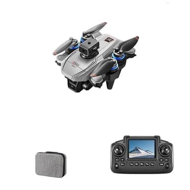 LKHLTBF Bianca,Single Battery,Drone k812 Max 4k Professionale HD con Doppia Telecamera GPS, Schermo 5g WiFi, Drone quadricottero Pieghevole brushless con evitamento Ostacoli a 360°