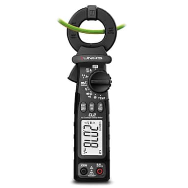 UNIKS – Pinza Amperometrica Professionale CL2 per Correnti di Dispersione, Tensione AC/DC, TRMS 600V