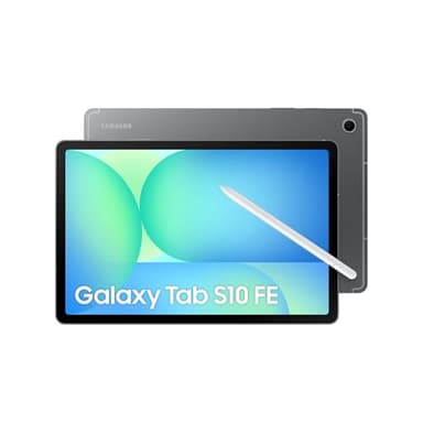 Samsung Galaxy Tab S10 FE, 3 anni di garanzia, Tablet Android, Display 10.9" LCD, Wifi, RAM 12GB, 256GB, 8.000 mAh, S Pen, Android 15, IP68, Gray [Versione italiana]