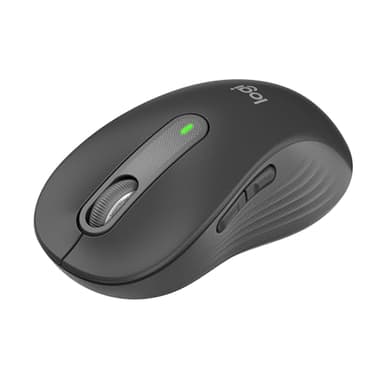 Logitech Signature M650 L Mouse wireless - Per mani grandi, Durata Batteria 2 anni, Clic Silenziosi, Tasti Personalizzabili, Bluetooth, per PC/Mac/Più dispositivi/Chromebook - Grigio