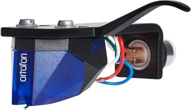 Ortofon 2M Blue Fonorivelatori Magnete Mobile premontata su Ortofon SH-4 Black | blu/nero