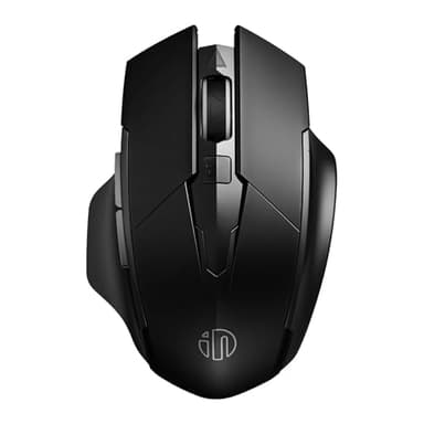 INPHIC Mouse Bluetooth Ricaricabile, Tri-Mode Bluetooth 5.0/4.0 + 2.4G Mouse Wireless, 800-1600DPI Portatile per Computer PC MacOS, 6 Pulsanti, Click Silenzioso, Batteria Migliorata