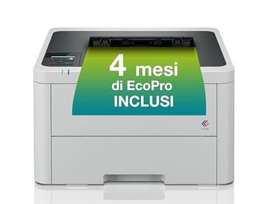 Brother HLL3220CWE Stampante LED a Colori | Ecopro ready |18 ppm | Display LCD| USB e Wi-Fi |Cassetto da 250 fogli|Toner inclusi da 500 pag