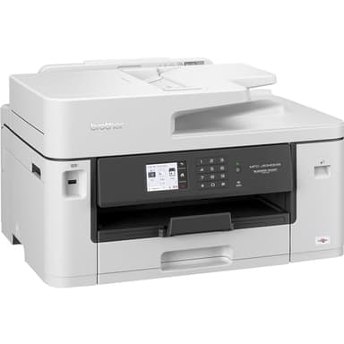 Brother MFCJ5340DWE EcoPro Stampante Multifunzione Inkjet a Colori con Stampa A3, Singolo Cassetto e da Bypass, Stampa Automatica Fronte Retro A4, Touchscreen a Colori da 6.8 Cm, Colore Bianco