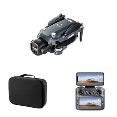 LKHLTBF Nero,Single Battery,Drone con Telecamera a28 8k Drone Professionale 8k con Schermo sotto i 249 g Telecomando brushless rc Quadcopter