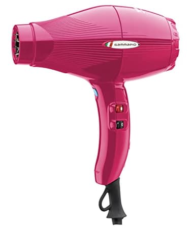 GAMMAPIU’ Asciugacapelli Professionale Sintech Fuxia Hollywood, Phone per Capelli con Nano Silver Technology, Phon Capelli Leggero e Silenzioso, Griglia Rivestita in Argento, W2000-2300