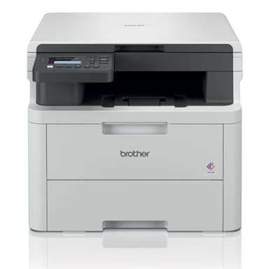 Brother DCPL3520CDWE Multifunzione LED a Colori| Ecopro ready| 18 ppm | Stampa Fronte/Retro | Display LCD da 2 righe| USB e Wi-Fi a 5 GHz| Cassetto da 250 fogli|Toner inclusi da 500 pag