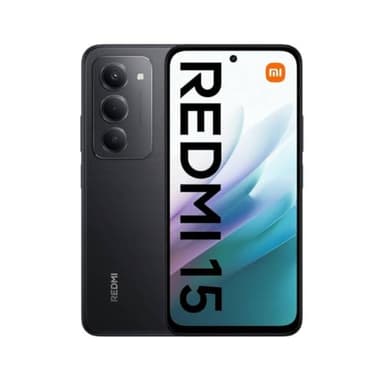 Xiaomi Redmi 15 - Smartphone von 8 + 256GB, Schwarz Midnight, Bildschirm von 6,9" 120Hz, procesador Snapdragon® 685, 50MP-Kamera, 7000mAh, Keine Ladegeräte enthalten