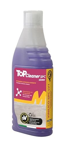 TOP CLEANER SPC Detergente Antistatico Adatto alla Pulizia di Pavimenti SPC - LVT e Vinilici Confezione da 1 Litro