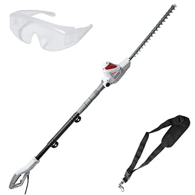IKRA tagliasiepi telescopico elettrico ITHS 600, 600W, lunghezza 51cm, incl. tracolla & occhiali di sicurezza
