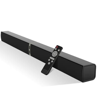 HoYLluDLL Bluetooth Soundbar per TV, 32 Inch Staccabile 2 in 1 Sound Bar per Televisore con Audio Potente, Altoparlanti per TV per Home Theater Audio, 2.0 canali con OPT/ARC/AUX