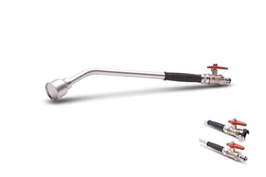 GK/S 400 Pistola da giardino professionale | Irrigatore | Doccia da giardino | Lancia da irrigazione | Completamente in metallo | Raccordo a innesto e giunto a griffe