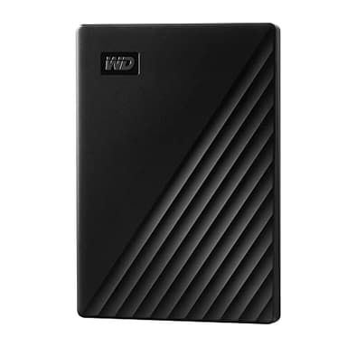 WD 2TB My Passport Hard Disk Esterno Portatile, USB 3.2 Gen 1/USB 3.0, Protezion con password, Software per la gestion e il backup, Formatto per Windows, ChromeOS and MacOS, Nero
