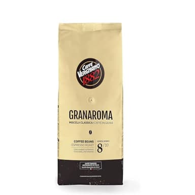 Caffè Vergnano 1882 Caffè in Grani Granaroma- 1 confezione da 1 Kg