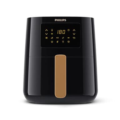 ‎PHILIPS Friggitrice ad Aria Airfryer Serie 5000 L, 4.1 L (0.8 Kg), Airfryer 13 in 1, Connesso al WiFi, 90% di Grassi in meno con Tecnologia Rapid Air, app HomeID (HD9255/80)