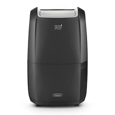 De'Longhi Tasciugo AriaDry Multi - Deumidificatore Casa Portatile, Purificatore d'Aria, Assorbi Umidità 21L/Giorno, Asciugabiancheria, Antimuffa, Wi-Fi e Alexa, Display LCD, Grigio (DDSX220WFA)
