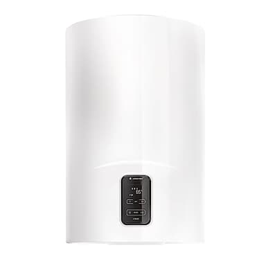 Ariston Lydos Plus - Scaldabagno Elettrico 80 Litri Verticale ‎‎‎45x47x74, Boiler Elettrico con ECO EVO I-Memory, Water Plus e Indicatore Docce Disponibili per Maggior Risparmio, Classe Energetica B