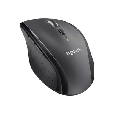 Logitech M705 Marathon Mouse Wireless, Ricevitore USB Unifying 2,4 GHz, 1000 DPI, 5 Pulsanti Programmabili, Durata Batteria di 3 Anni, Compatibile con PC, Mac, Laptop, Chromebook - Nero
