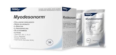 Myodesonorm® Integratore Alimentare per Miodesopsie "Mosche Volanti" - 30 Bustine da 3000 mg - Gusto Arance Rosse
