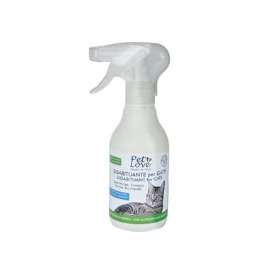 PET LOVE Spray Disabituante Repellente Anti Urina per Gatti - da Interno o Esterno - 350 ml