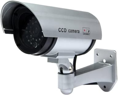 Telecamera da esterno finta dummy cam 30 finti led con lampeggiante IR infrarossi design professionale CCTV MWS (1)