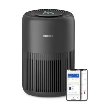 Philips Purificatore d'aria Serie 900, filtro HEPA NanoProtect + carbone attivo, CADR 250m³/h per allergici 65m², silenzioso, intelligente ed efficiente dal punto di vista energetico (AC0951/13)