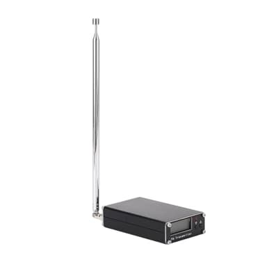 Trasmettitore FM, Trasmettitore FM a Lungo Raggio 0,5 W 2KM, Stazione Radio Stereo FM 76‑108 MHz per Drive in Movie, Parcheggio della Chiesa, Fuochi D'artificio, Scuola