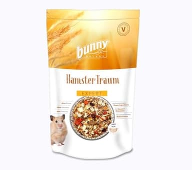 bunnyNature HamsterTraum Expert - Mangime completo di alta qualità per criceti, consigliato dal veterinario, con ingredienti potenti, sesamo, semi di erba e vermi di farina, senza estrusione e pellet,