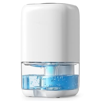 CONOPUPlus Deumidificatore 1000ML, Deumidificatore Casa Muffa con LED a 7 Colori, Compatto, Silenzioso ed Efficiente per Piccoli Spazi, Ideale per Bagno, Armadio