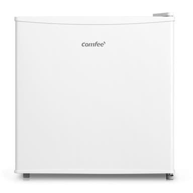 COMFEE' RCD50WH2(E) Mini frigo bar 43L e zona refrigerante, Frigorifero piccolo Monoporta, Silenzioso, Adatto per Hotel, Casa, Ufficio, 47.2 x 45 x 49.2 cm, Bianco