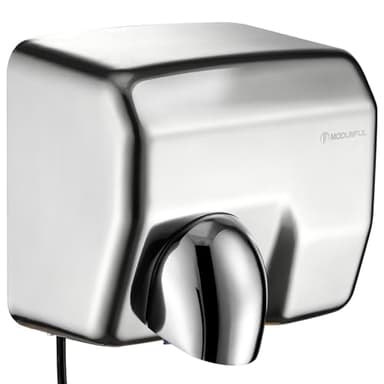 modunful Seche Main Electrique, Asciugamani Elettrico Professionale, 2300W Asciugamano Acciaio Inox Commerciali, Asciugamani Automatico per Bagno Cucina, 220-240V