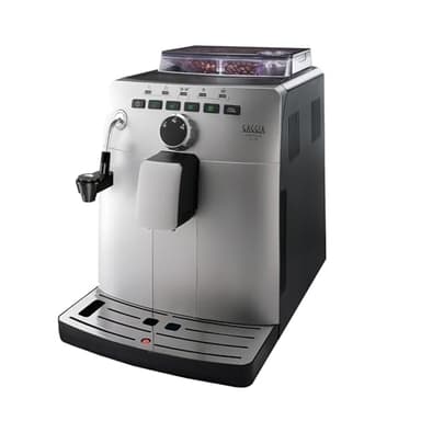 Gaggia HD8749/11 Naviglio Deluxe - Macchina da Caffè Automatica, per Espresso e Cappuccino, Caffè in Grani, 1,5 L, 15 Bar, 1850 W, 230V, Argento, 100% Made in Italy