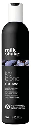 milk_shake | Icy Blond Shampoo 300 ml, Shampoo Antigiallo Specifico Capelli Biondi o Decolorati, con Pigmento Nero, Made in Italy