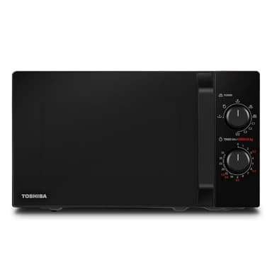 Toshiba MW2-MG20P(BK) 3-in-1 Forno Microonde Grill Combinato, 20 L, 5 Livelli di Potenza Regolabili, Timer, 800 W, Grill 1000 W, Nero