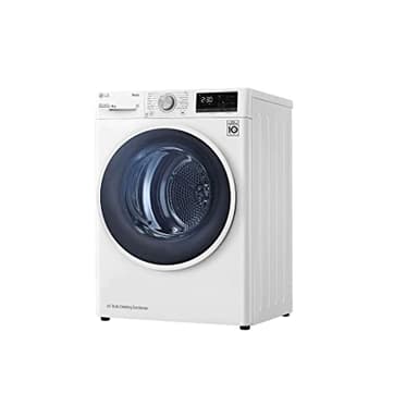 LG RH80V9AVHN Asciugatrice Smart a Carica Frontale 8 Kg, Classe C, Condensazione con Pompa di Calore, Wi-Fi con SmartThinQ, Eco Hybrid, Allergy Care, 60 x 69 x 85 cm - Bianco