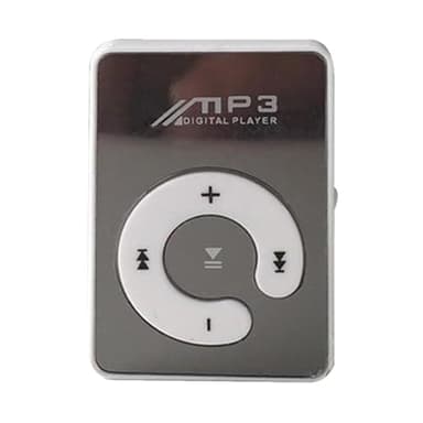 Mp3 Music Player - Portable Audio Reader - Compact Mp3 Player con clip, batteria ricaricabile, supporto per schede TF 8 GB, USB, cuffie incluse, ideale per lo sport e il viaggio