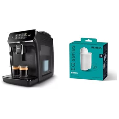 Macchina da caffè completamente automatica Philips Serie 2200 - pannarello classico e filtro dell'acqua Siemens BRITA Intenza TZ70033A