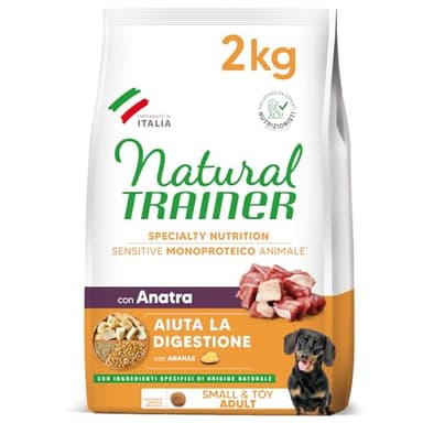 Natural Trainer Sensitive No Gluten Cibo per Cani Adulti con Anatra - 2kg